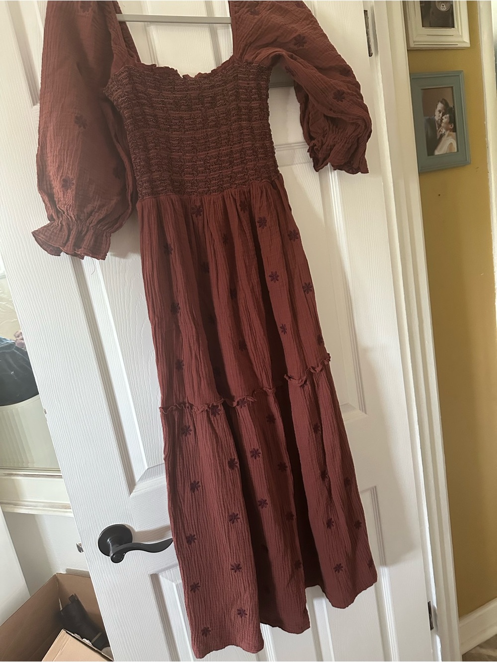 EMBROIDERED Boutique Dress Inspired by Free People Dahlia Dress size Medium